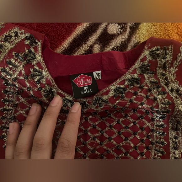 Maroon & black kurti pajama for 3 years old - Picture 5 of 6